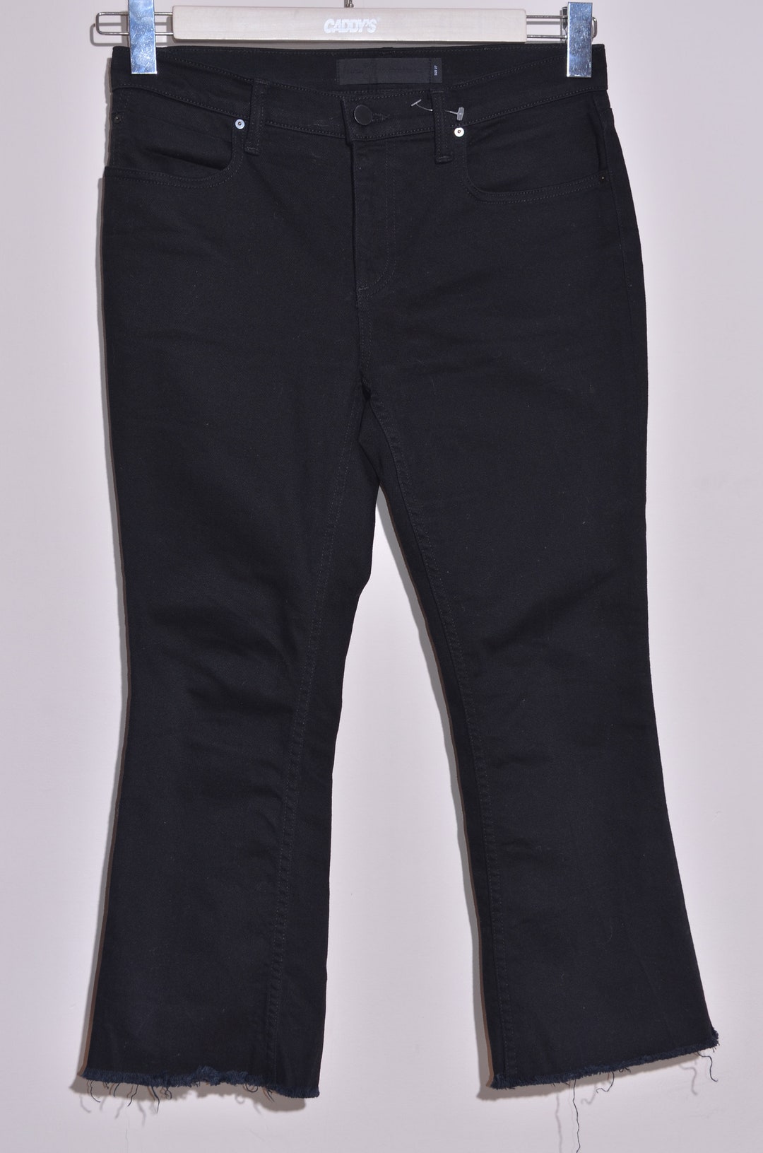 Denim X Alexander Wang Womens Black Crop Jeans Size 27 Etsy