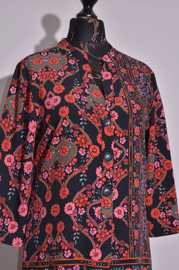 Buy BNWT Desigual Womens Valeria Flower Print Dress V Neck Size 42 