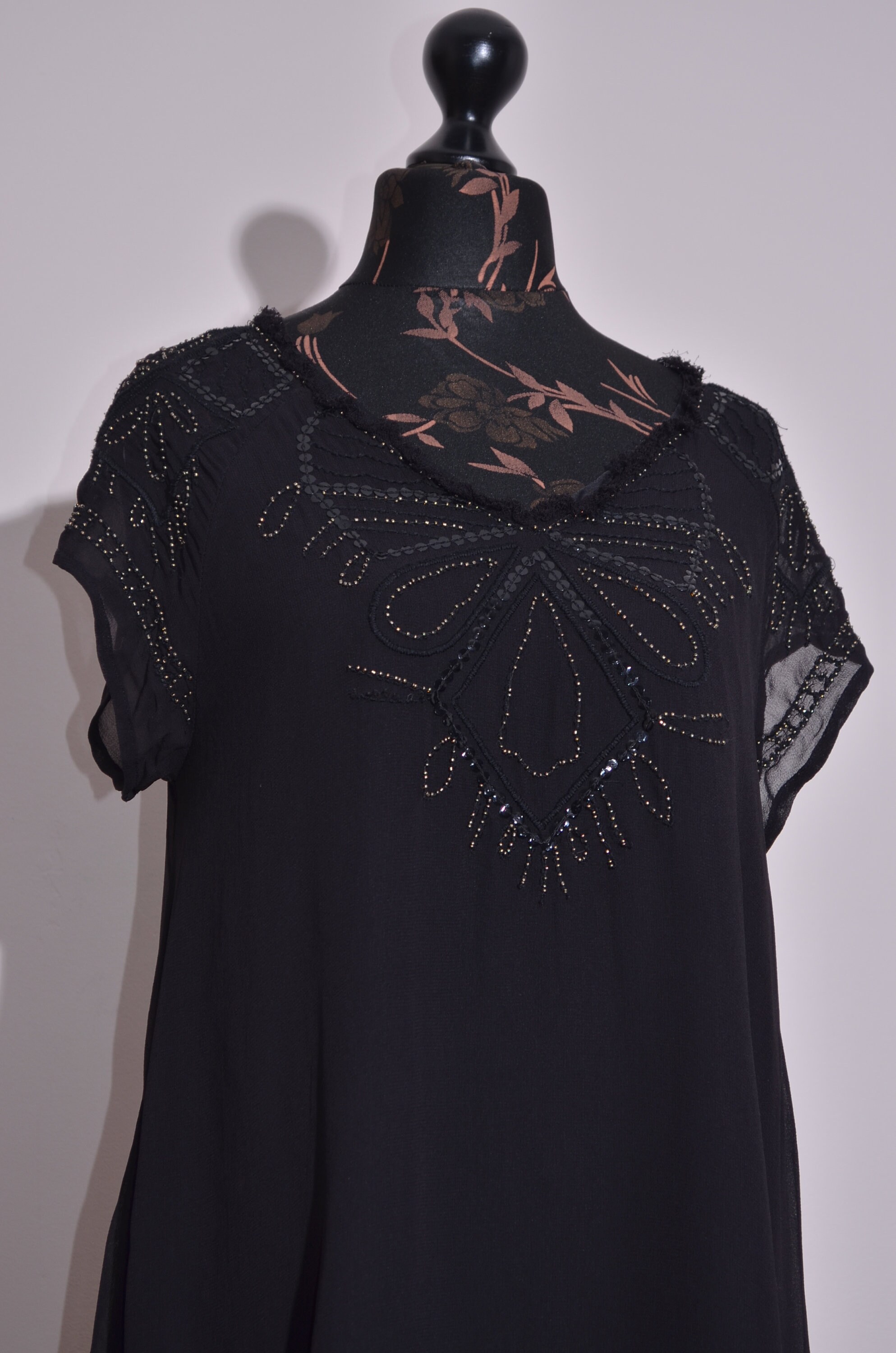 Chemisier Desigual Noir Neuf Taille L En Viscose - Manches Longues, étiqueté 114€