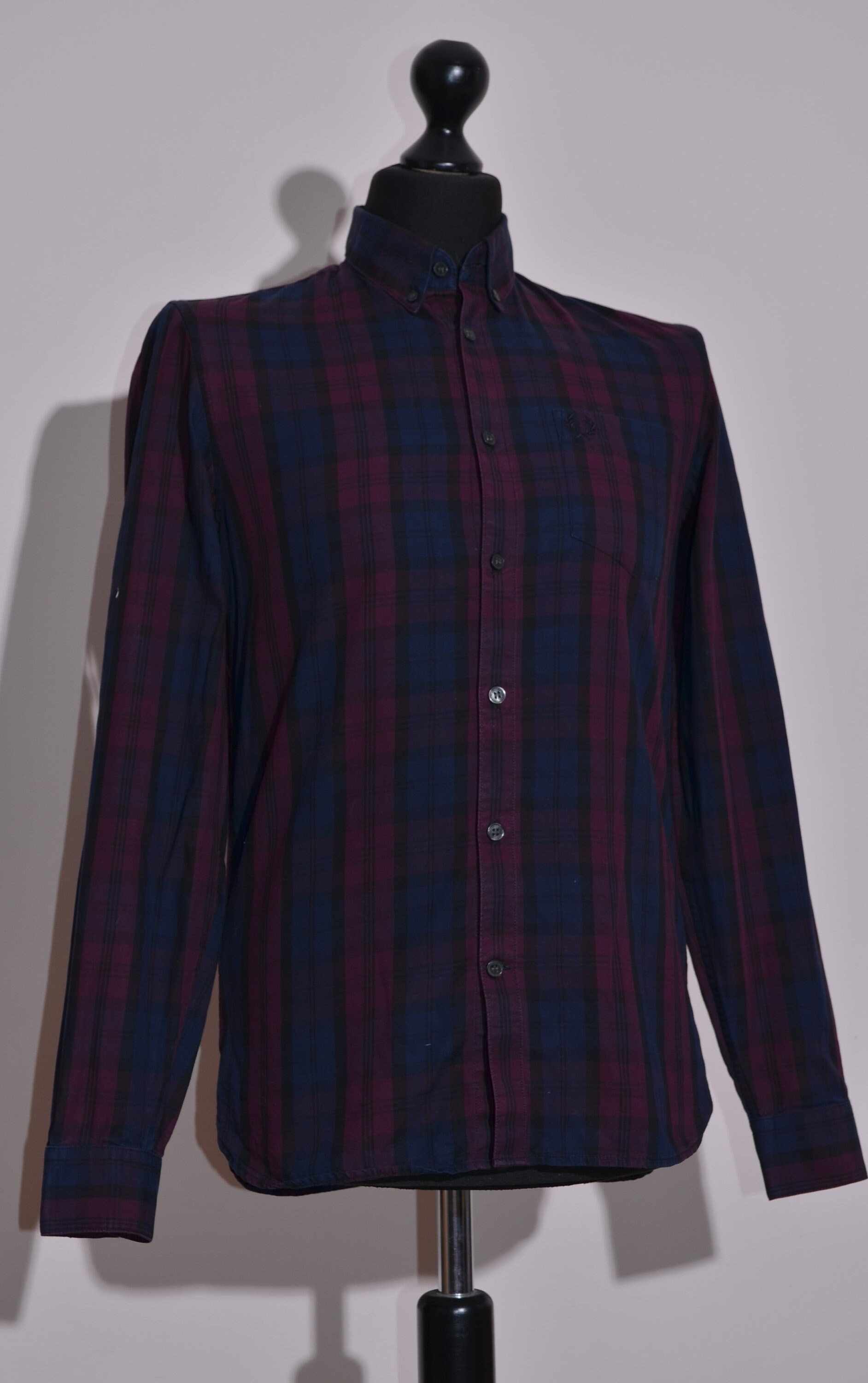Fred Perry - Chemise Oxford à manches longues - Vert kaki Fred Perry - Chemise Oxford à manches longues - Vert kaki