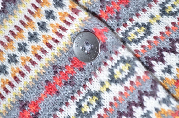 Levis Mens Knit Wool Blend Button Cardigan Jumper… - image 1