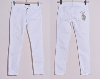 メンズ 00s DOLCE&GABBANA denimpants white y2k