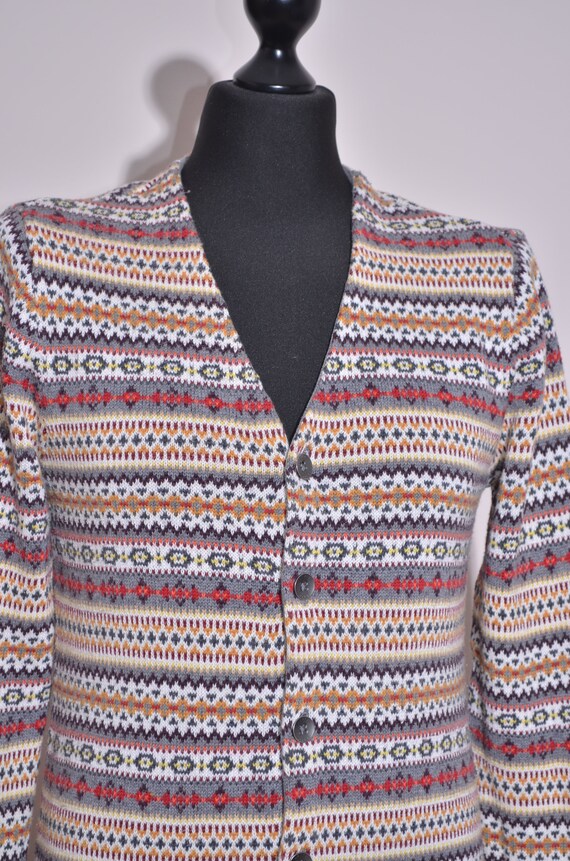 Levis Mens Knit Wool Blend Button Cardigan Jumper… - image 3