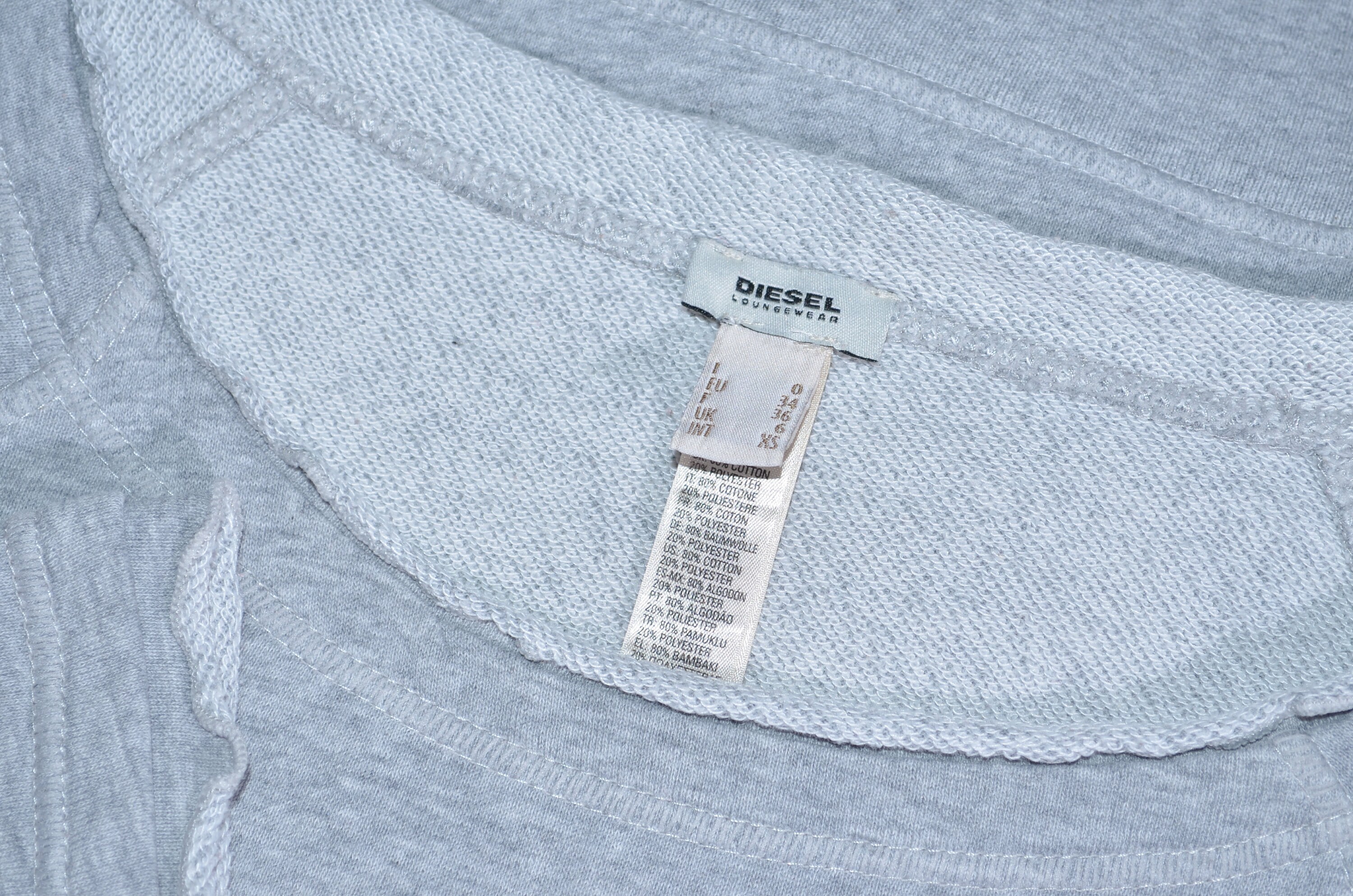 Diesel Loungewear Womens Grey Sweatshirt Long Sleeve Only the Brave Size XS UK6 Etsy UK