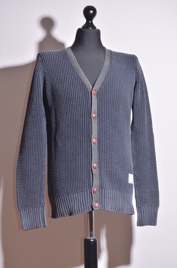 G star Raw Mens Mill Knit Cardigan Jumper Gray Size L Etsy Canada