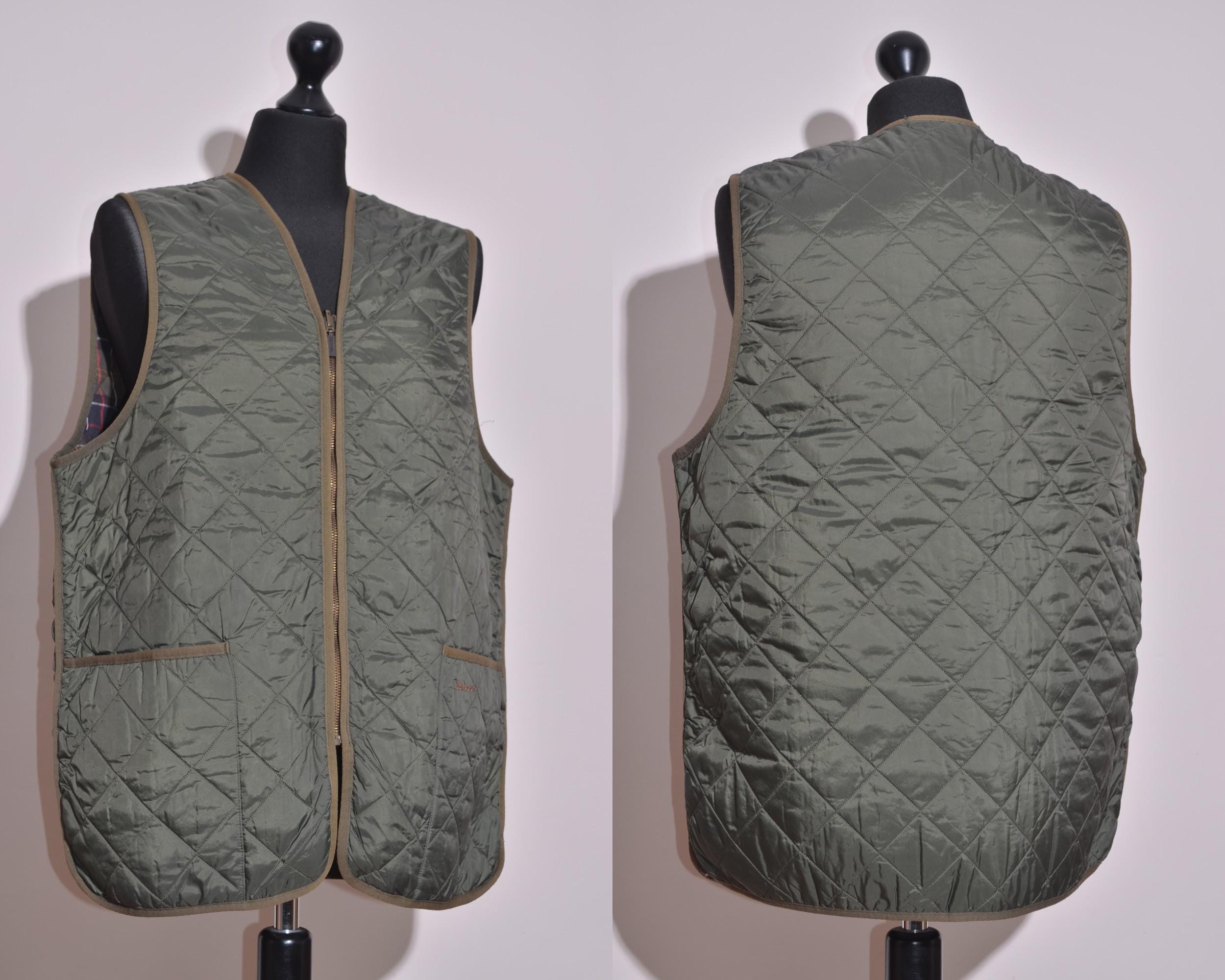 England製 Barbour SL Liner Wool vest Quilted Waistcoat & Zip-In Liner Vest by Barbour