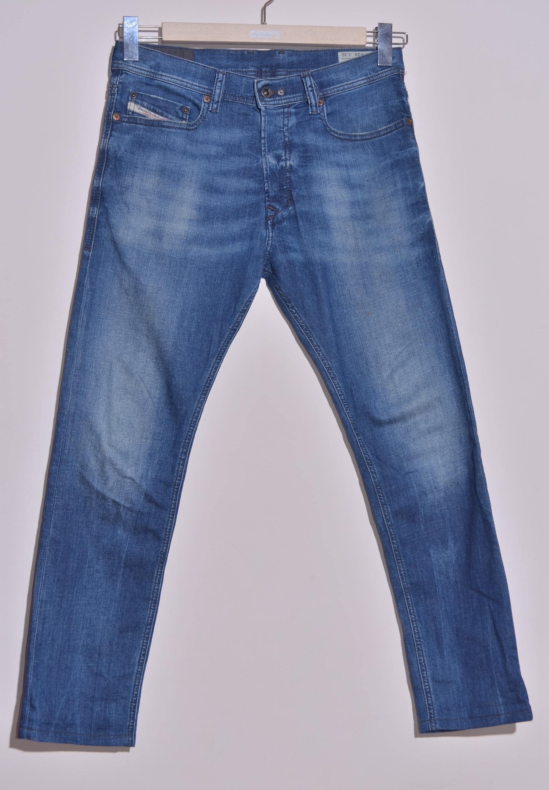 DIESEL TEPPHAR Men's Jeans Slim Carrot Blue Size W29 L29 - Etsy