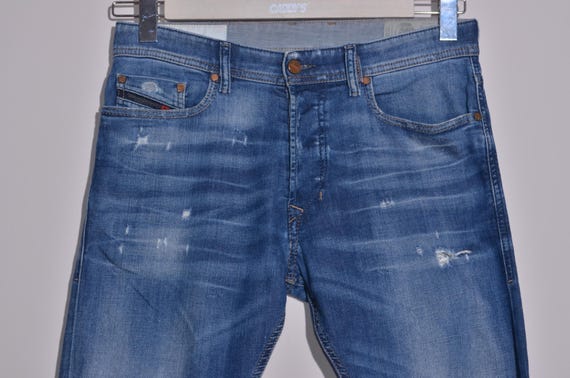 DIESEL TEPPHAR メンズジーンズ ブルー スリム キャロット サイズ W29 