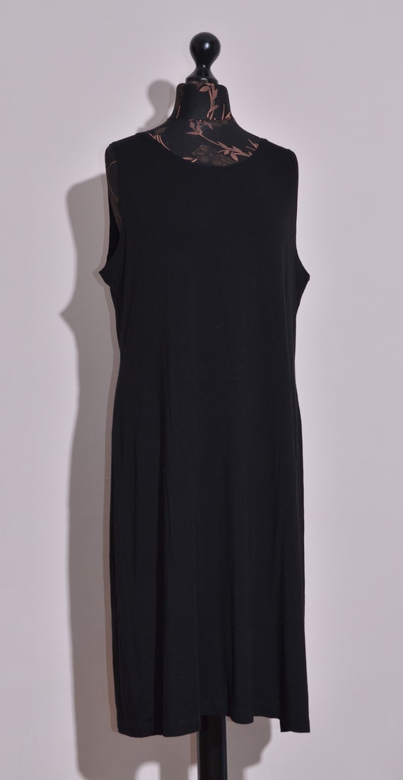 Gudrun Sjoden Womens Black Sleeveless Dress Stretchy Size XL - Etsy