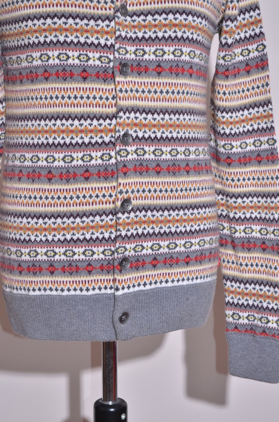 Levis Mens Knit Wool Blend Button Cardigan Jumper… - image 4