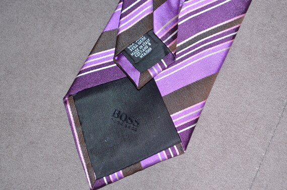 hugo boss purple tie