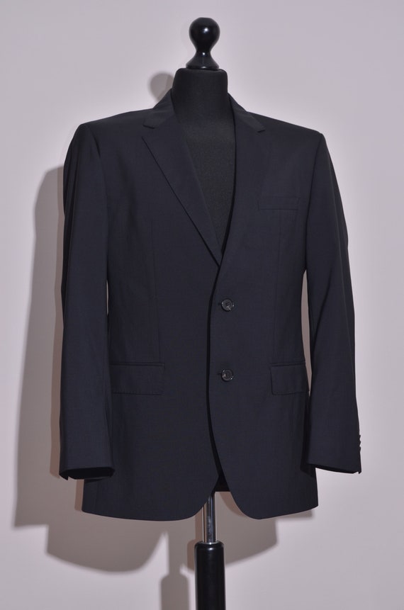 HUGO BOSS the Rider Wool Blend Black Blazer Sports Jacket Size IT50 UK40 US40 Etsy Finland