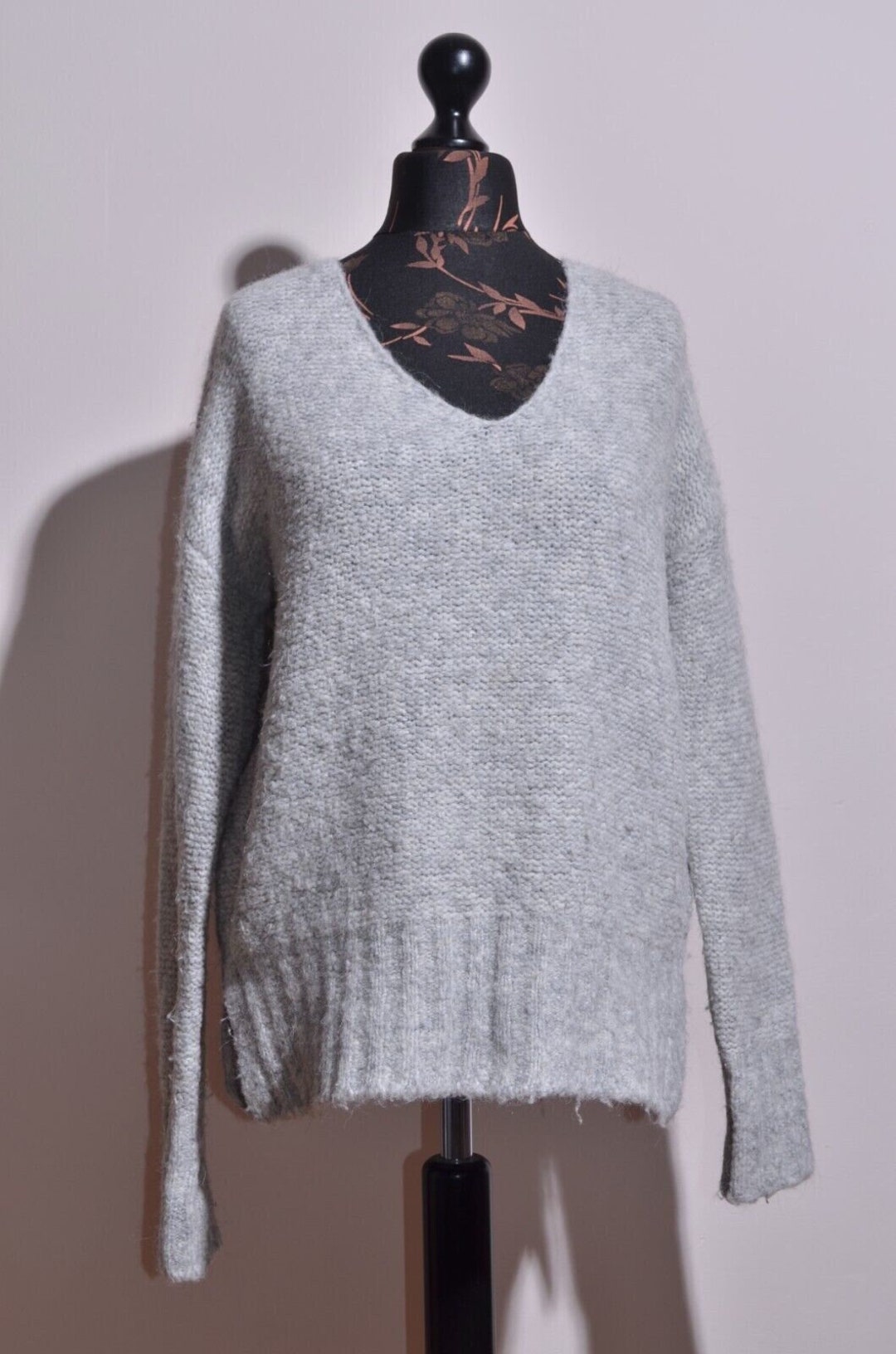 HUGO BOSS Damen Pullover Willallon V-Ausschnitt Langarm