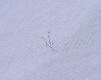 AllSaints Mens Light Gray Basic Stretch Long Sleeve Brace LS Crew Shirt XL