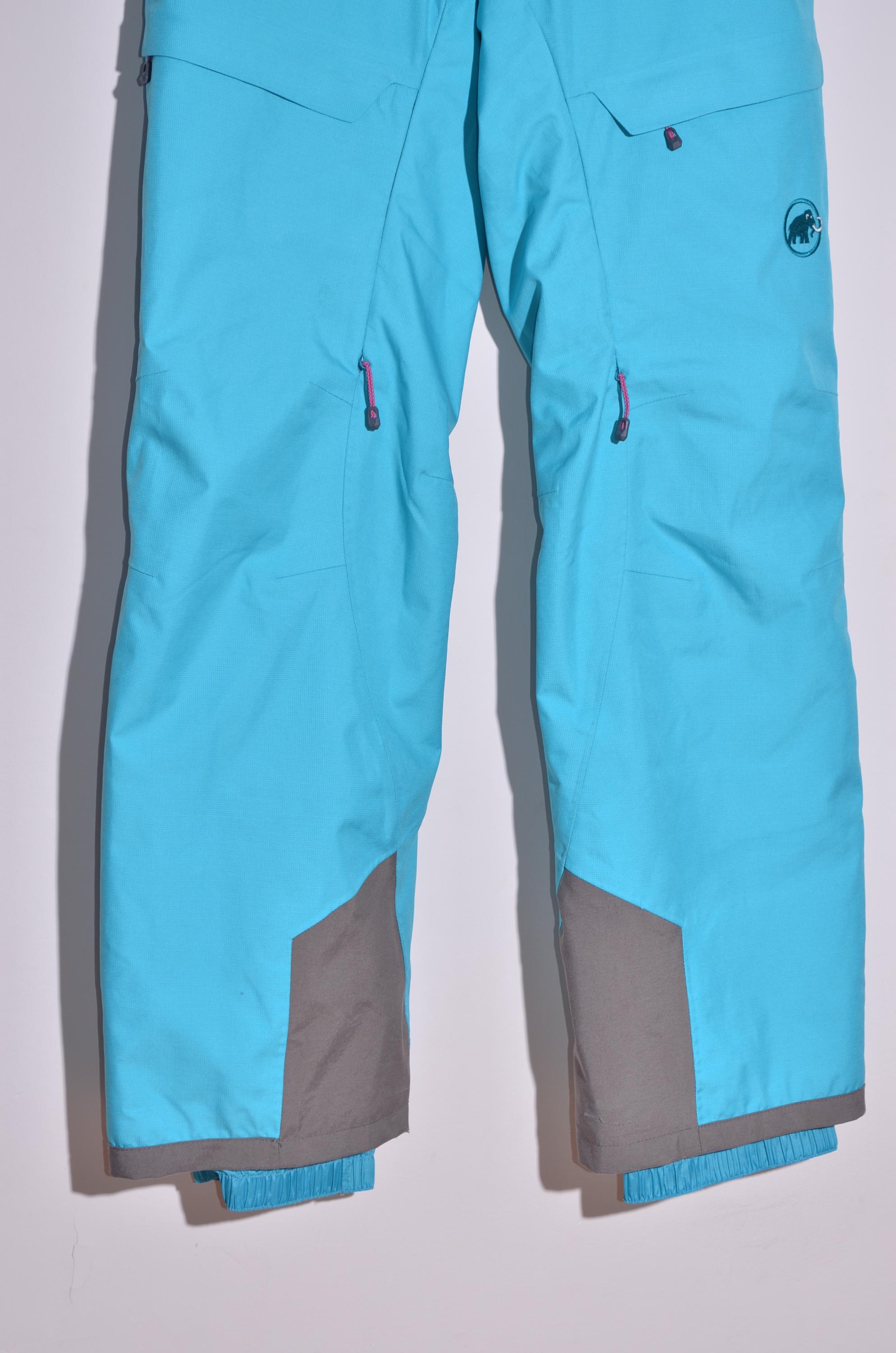 Mammut Women's Drytech Premium Ski Pants Trousers Blue Size EU36