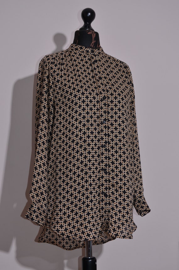 H&m sheer blouse hot sale