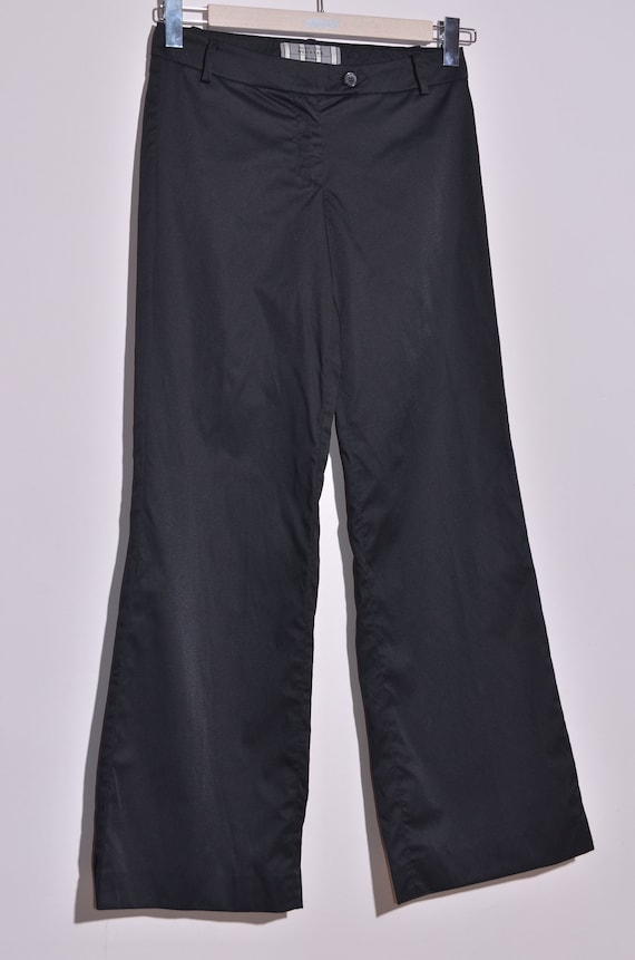 Max Mara Weekend Black Wide Leg Stretch Pants Siz… - image 1