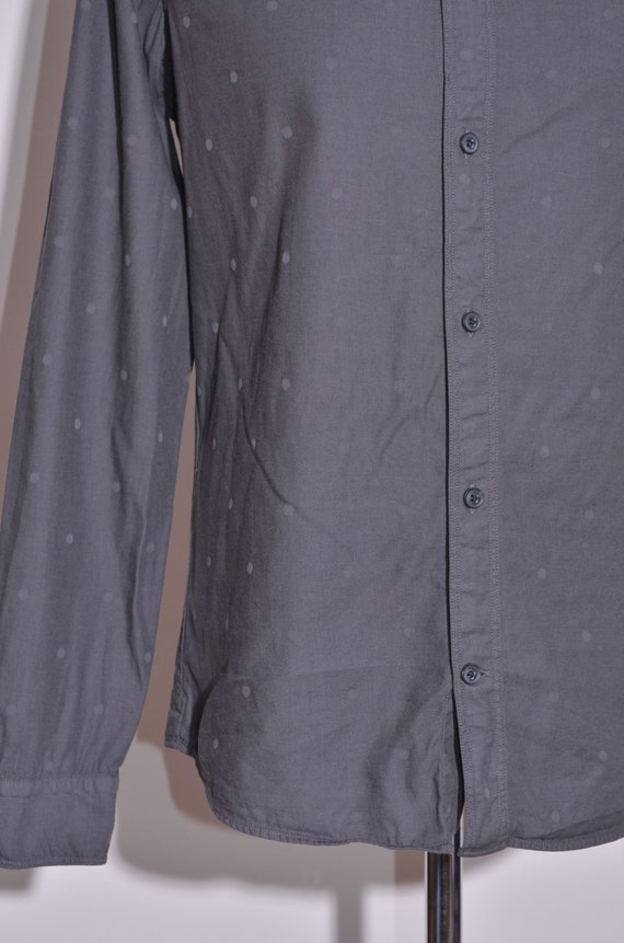 ALLSAINTS Putnam Polka Dot Shirt Mens Cotton Moda… - image 5