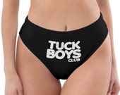 NEW Fem Boy - Tuck Boys Club Black High-Waisted Tucking Panty Trans Apparel Gift Ideas for Transwomen And Friends