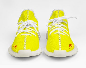 branded yellow shoes