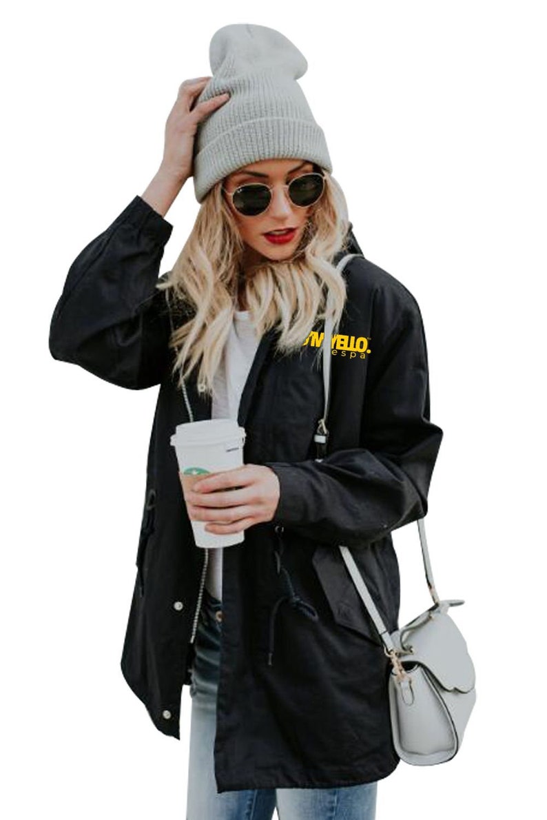 Ladies Windproof Zipped-Front Double-Layered Inner with Detachable Vest Jacket SO/'M YELLO Vespa Outdoor Edition