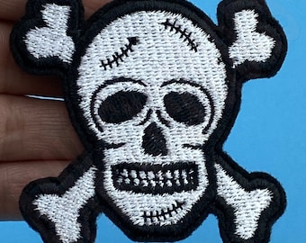 Parche Bordado Calavera / Hierro o Coser