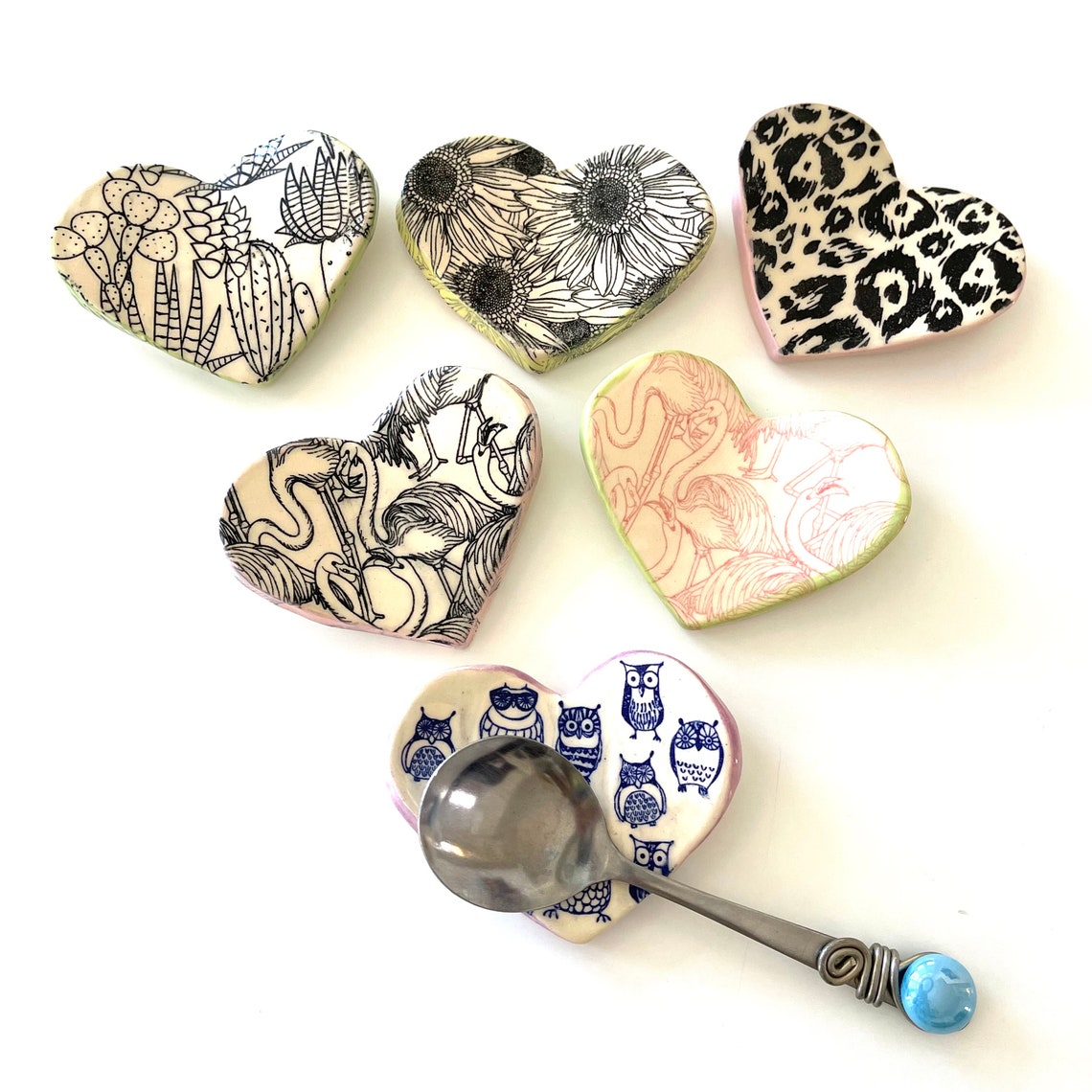 Coffee Spoon Rest Teaspoon Rest Ceramic Spoon Holder Etsy