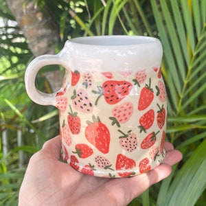 Promotion Clearance Creative Strawberry Coffee Mugs Ceramic Mug