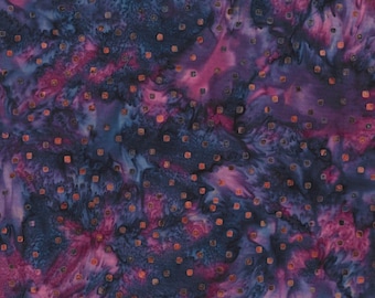 Hoffman Fabrics gemusterte Batiks - Blooms R2242 - 100% Baumwolle Halbmeter - verkauft von Vellana Blue Fabrics UK