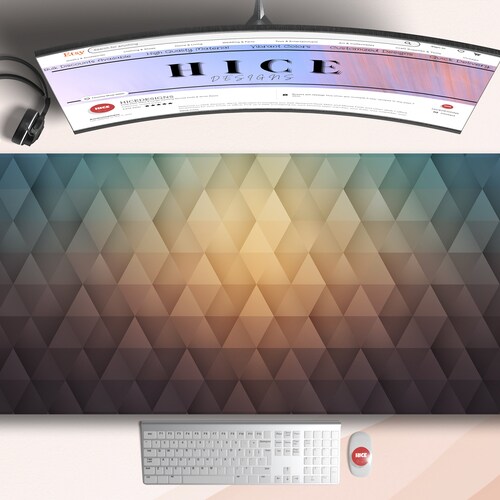 Gray Aesthetic Extra Large Desk Mat Extended Mouse Pad Large Etsy