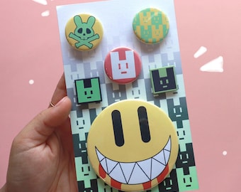 Noiz Button and Pin Set