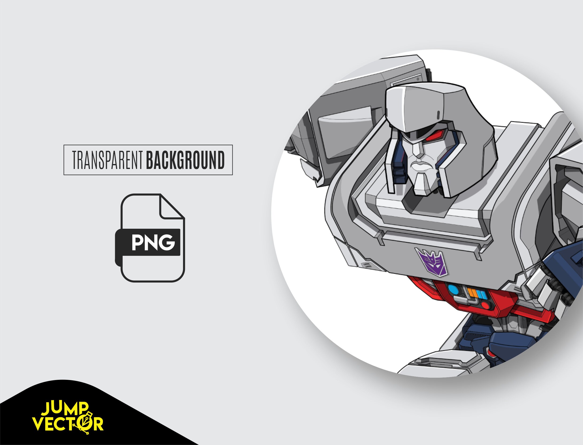 MEGATRON PNG instant download clip art file art High | Etsy