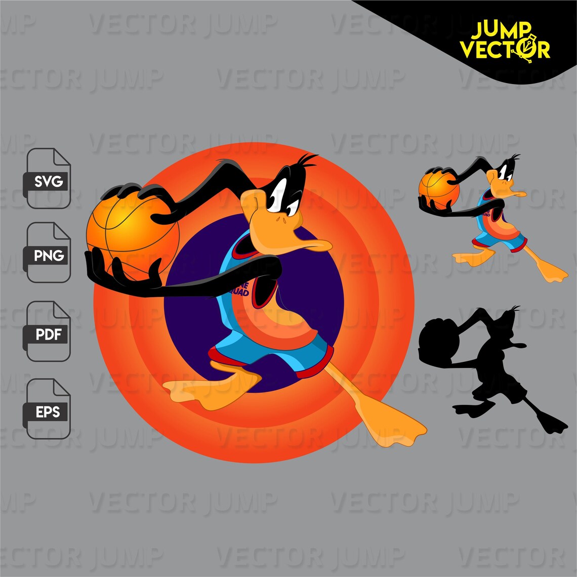Daffy Duck . Space Jam 2 File Svg Pdf Eps Png High Etsy