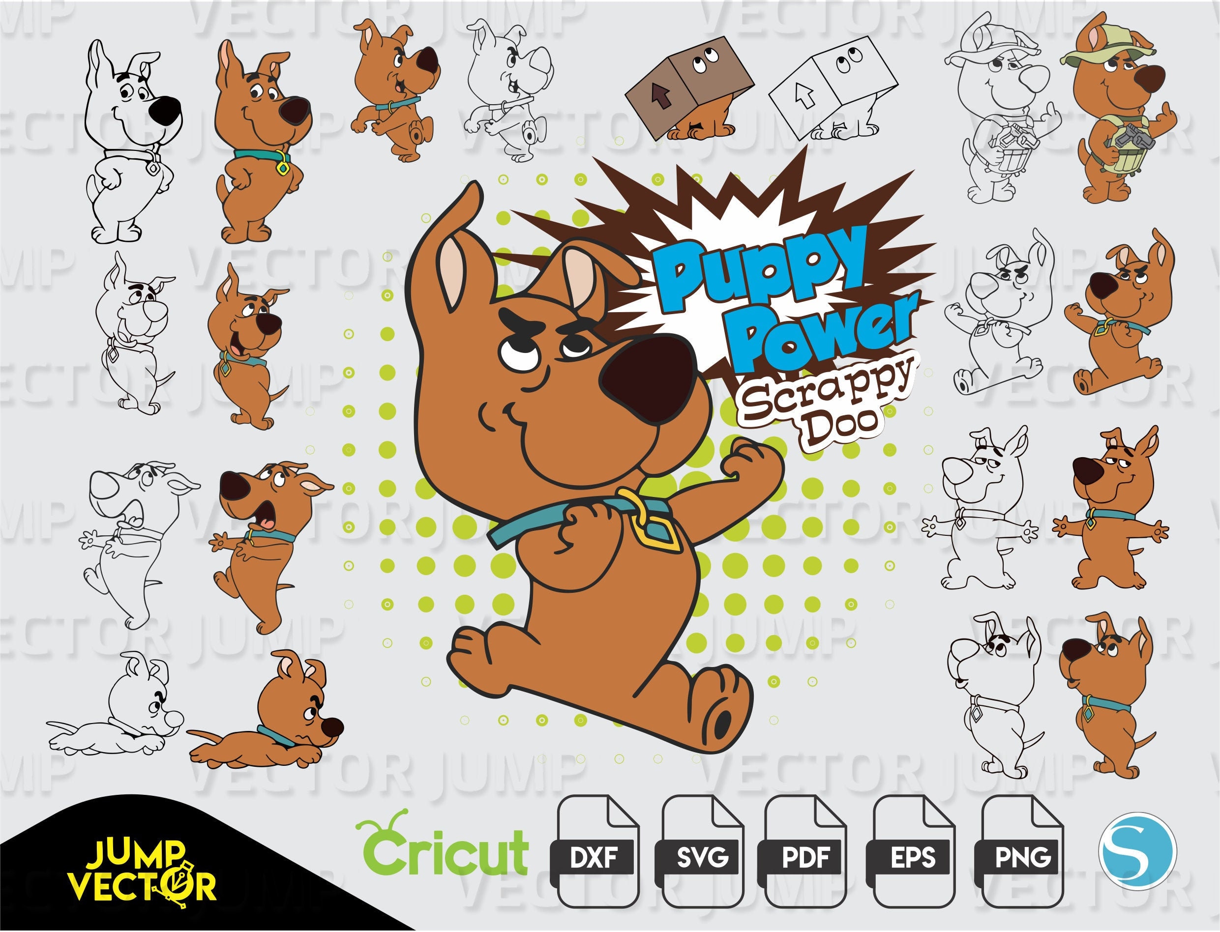 SCRAPPY DOO bundle SVG Dxf Pdf Eps Png cricut | Etsy