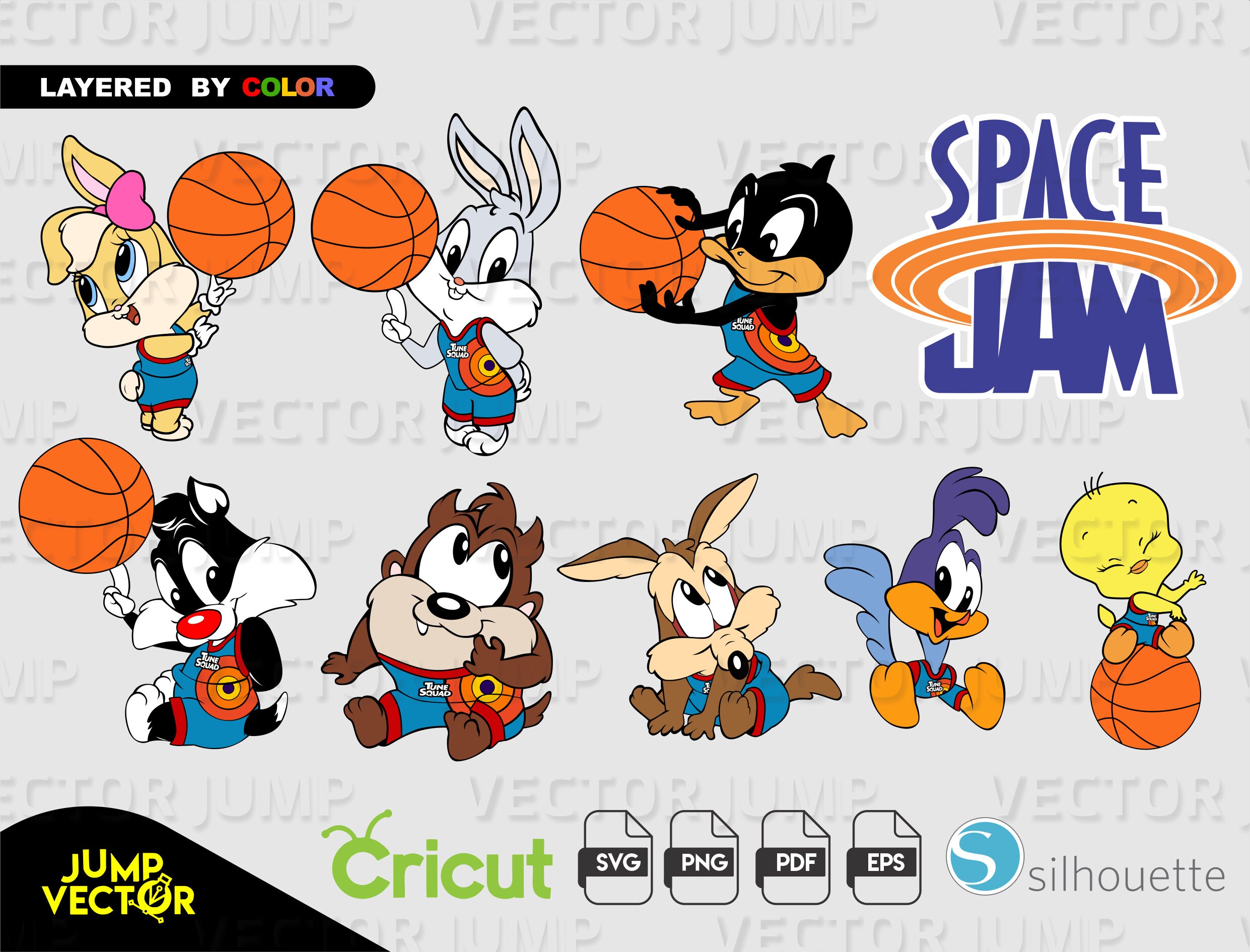 Bundel BABY SPACE JAM 2 Svg Eps Pdf Png cricut silhouet Etsy