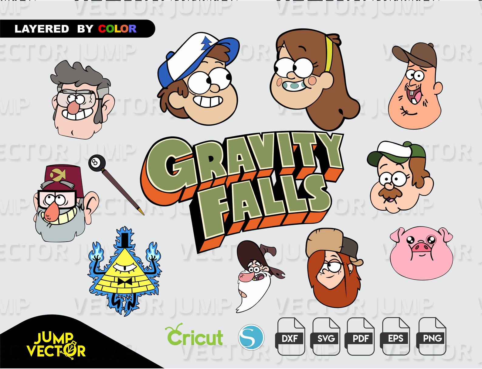 Gravity Falls SVG