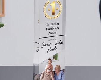 Personalized Best Mom Award, Mothers Day Gift, Birthday Gift for Mom, New Mom Gift, cp