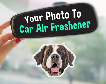 Picture Air Freshener | Custom Air Freshener | Personalized Gift | Custom Gift | Car Decor |  Photo Freshener | Cute Car Accessories