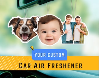 Picture Air Freshener | Custom Air Freshener | Personalized Gift | Custom Gift | Car Decor |  Photo Freshener | Cute Car Accessories