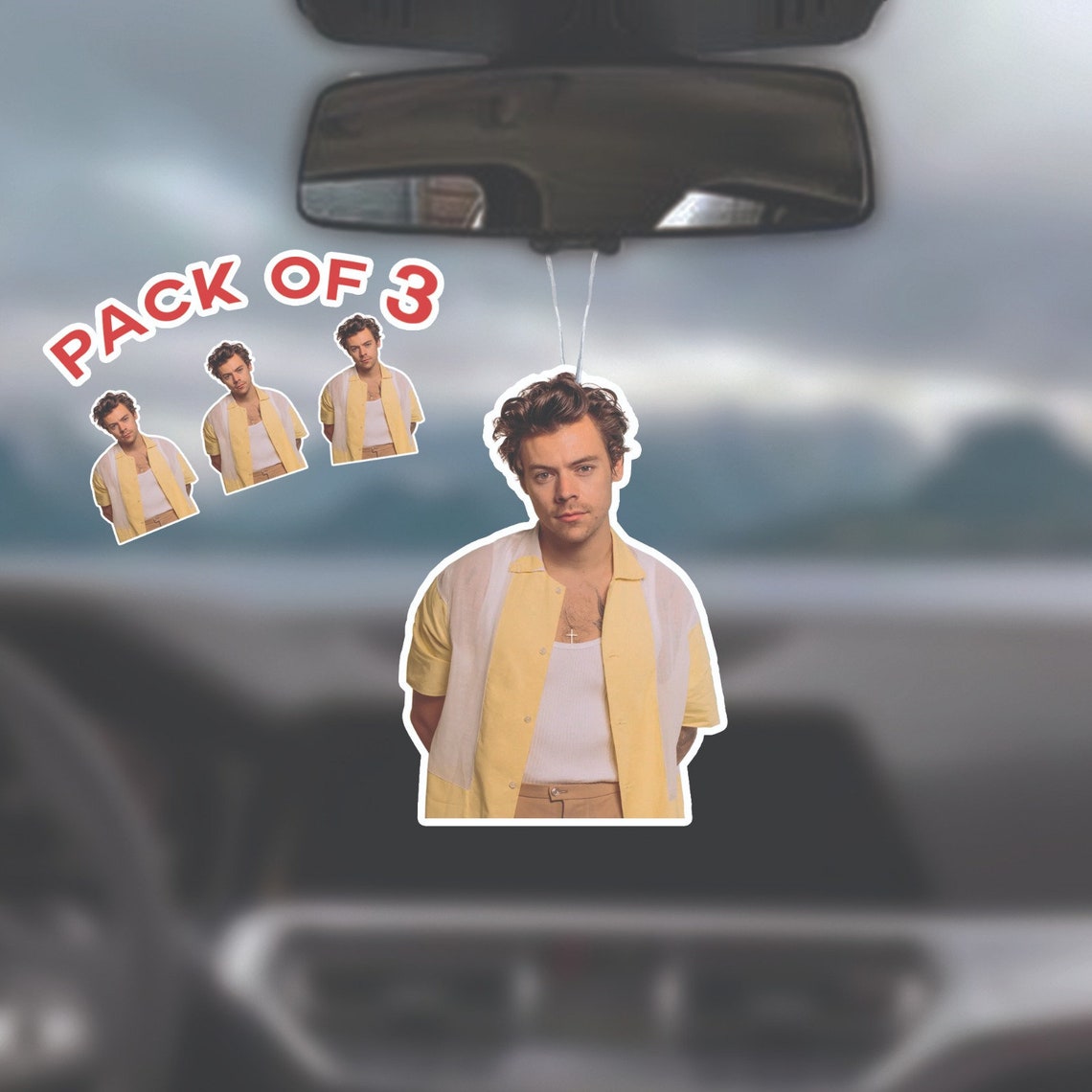 Harry Styles Air Freshener Car Golden Etsy