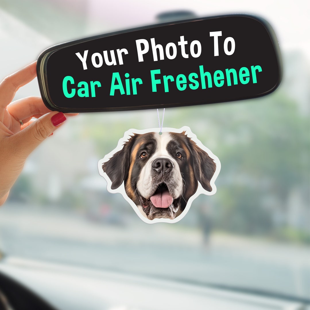 Photo Air Freshener Custom Air Freshener Personalized Gift Dog Air