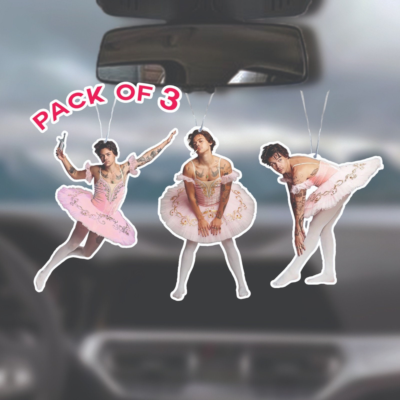 Harry Styles Air Freshener Car Ballerina MULTI PACK Etsy