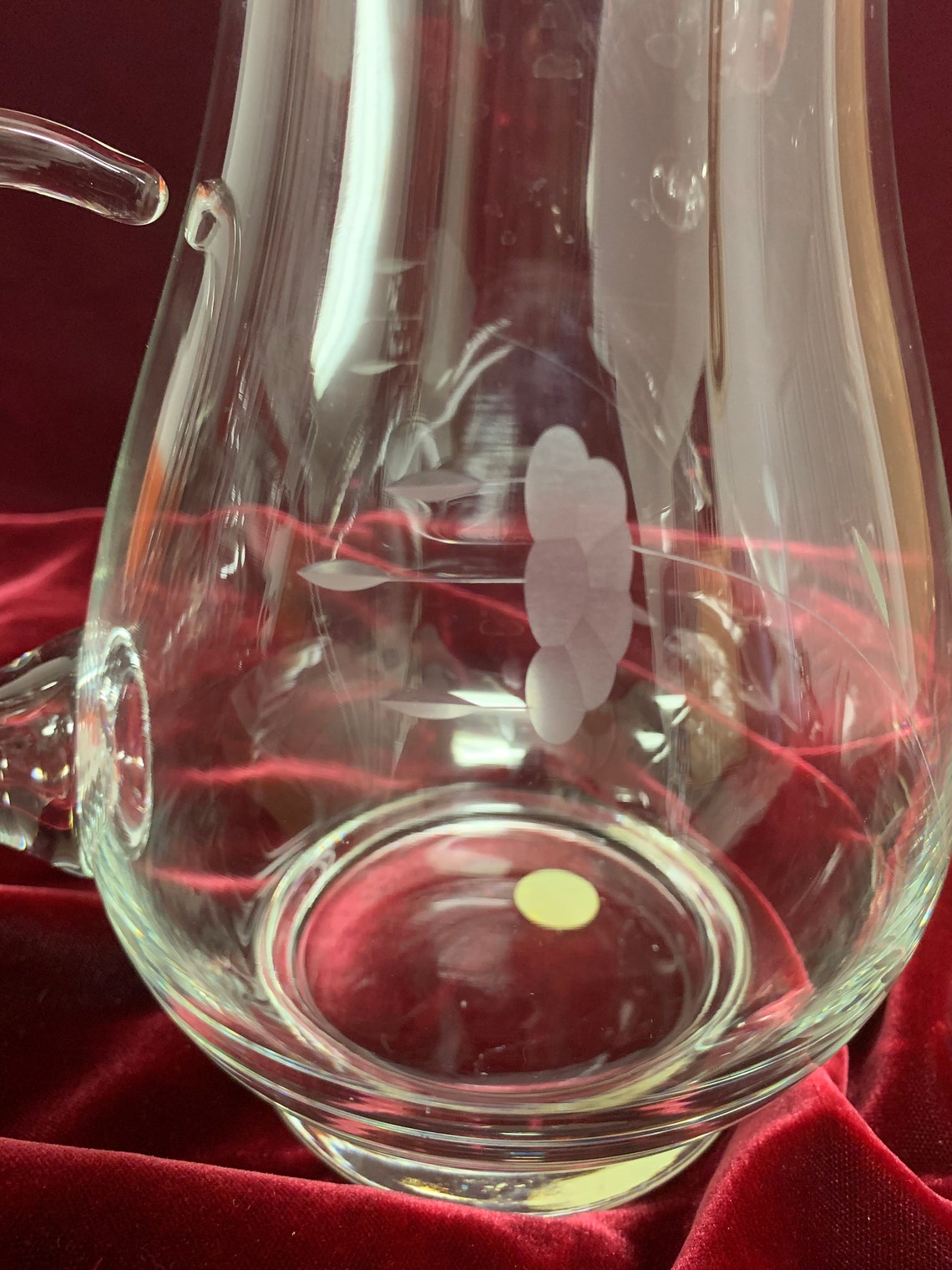 Princess House Crystal Hand Blown Pitcher 459 Etsy