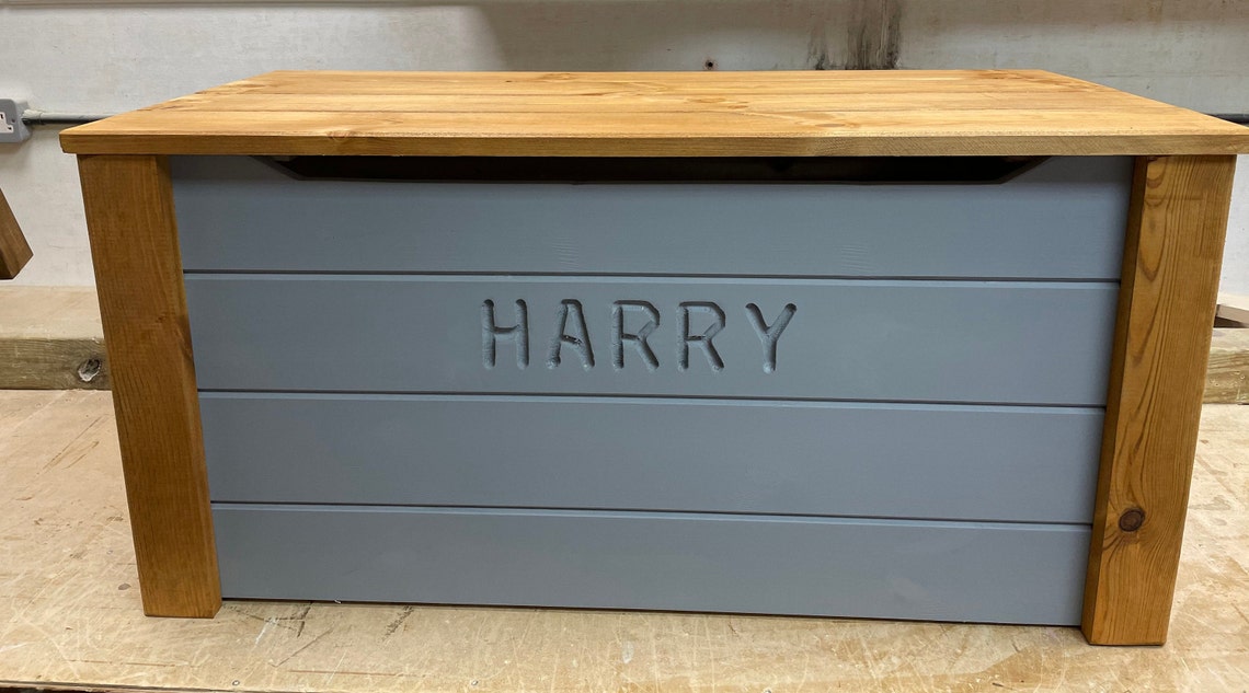 PERSONALISED TOY BOX strongest on etsy fully assembled 4 sizes Etsy