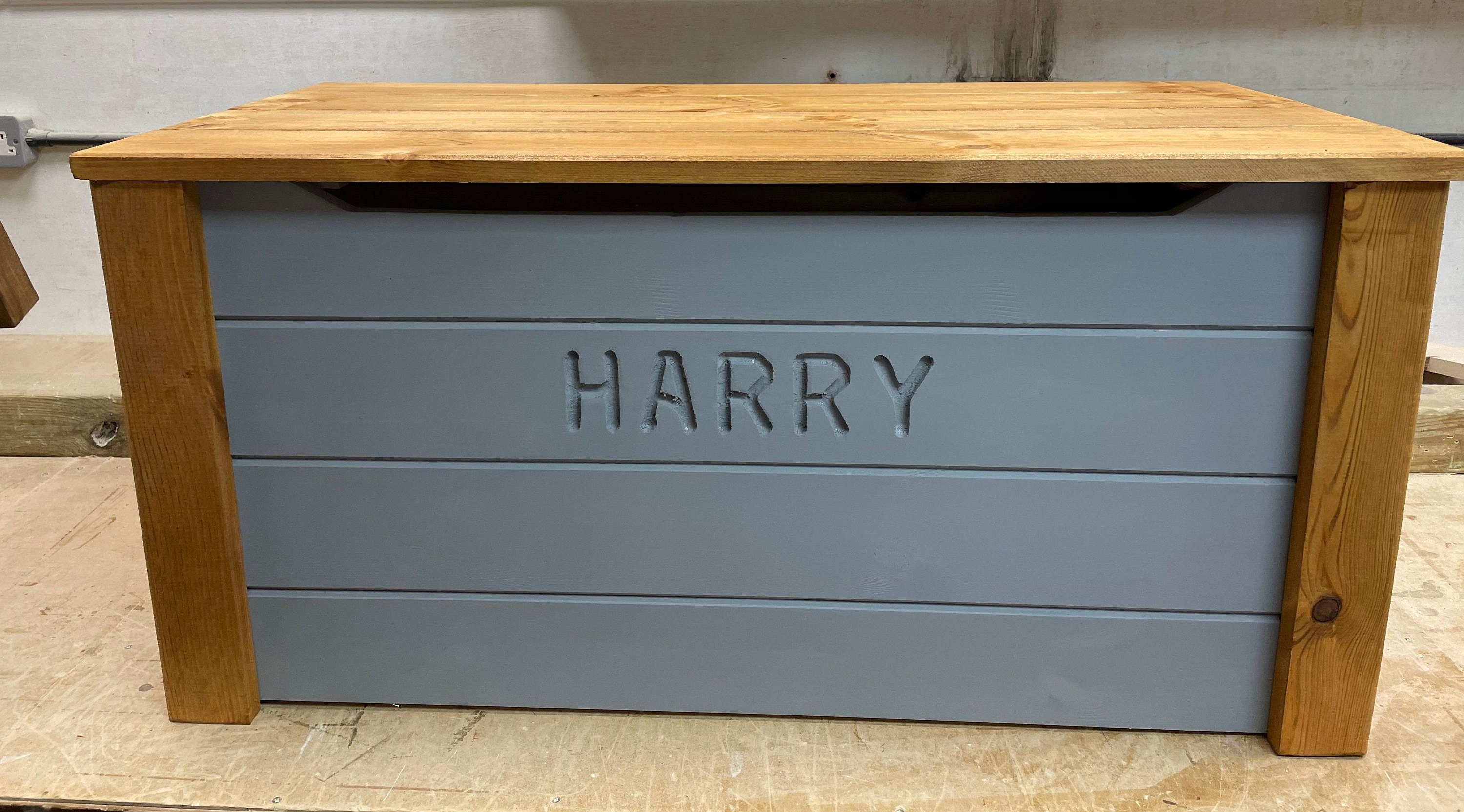 PERSONALISED TOY BOX Strongest on Etsy Fully Assembled 4 Sizes Etsy UK
