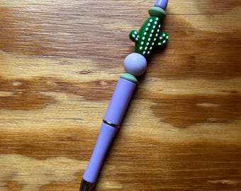 Cactus Pen | Purple Stationery