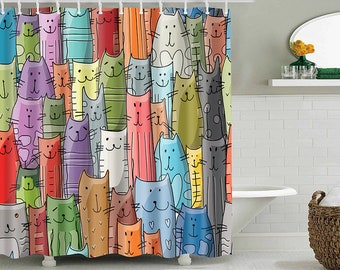Drôle Zèbre Rideau De Douche Salle de bains Tissu Imperméable & 12 crochets 71*71 pouces Drôle Zèbre Rideau De Douche Salle de bains Tissu Imperméable & 12 crochets 71*71 pouces