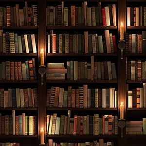 Wooden Bookshelf Backdrop Bookcase Bookshop Meeting Banner - Etsy
