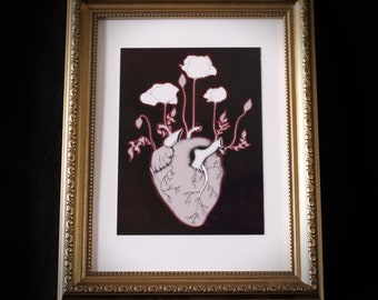 Art print "Poppy Heart"