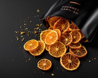 Dehydrated Orange Slices – All Natural Cocktail Garnish & Dried Citrus Wheels (20 or 75 Slices)